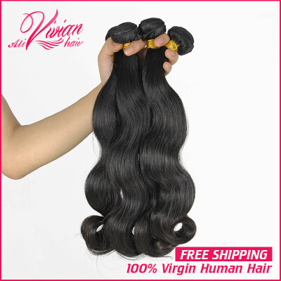 

Peruvian Body Wave Virgin Hair 3 Bundles Natural Black Cheap Human Hair Bundles 8A Unprocessed Virgin Peruvian Hair Body Wave