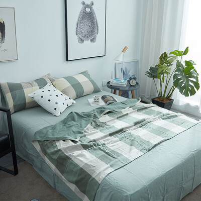 

Antarctic Blanket Home Textiles Cotton Air Conditioning Blanket Cotton Nap Day Care Blouse Office Blanket Blanket Blanket Blanket Blanket Green 140 190cm