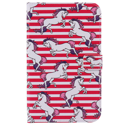 

Horse Design PU Leather Flip Cover Wallet Card Holder Case for SAMSUNG T550