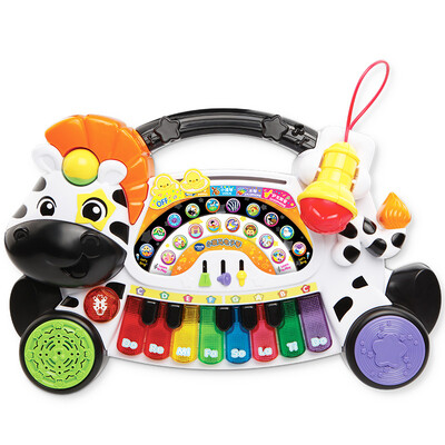 

VTech Vtech Малая зебра Клавиатура Детская игрушка с микрофоном Игрушки для музыкальных инструментов