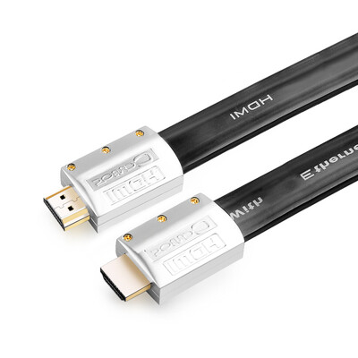 

Ferguson (cabos) F003003 hdmi HD линия версия 2.0 4k подключение к компьютеру Поддержка ТВ 3D кабель для передачи данных 3 m черный