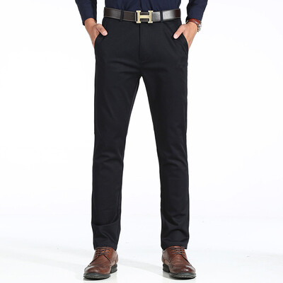 

Playboy PLAYBOY casual pants men's business casual pants Slim straight trousers 16042PL018 dark blue 40