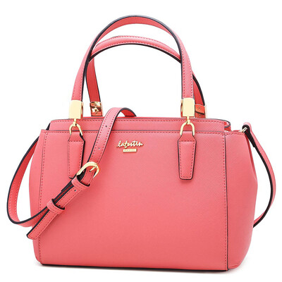 

La Festin 618356 Shoulder Bag Multi-layer Candy Color Shoulder Bag Rose Red