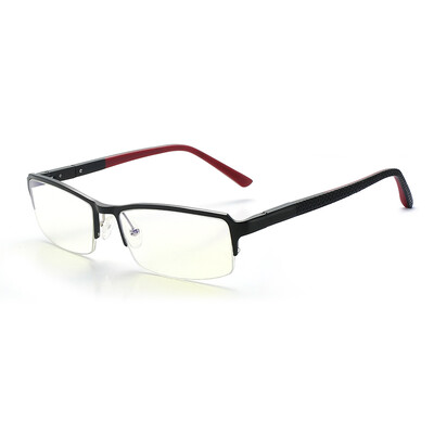 

TANS three glasses frame men&women half frame business optical frames 180 black