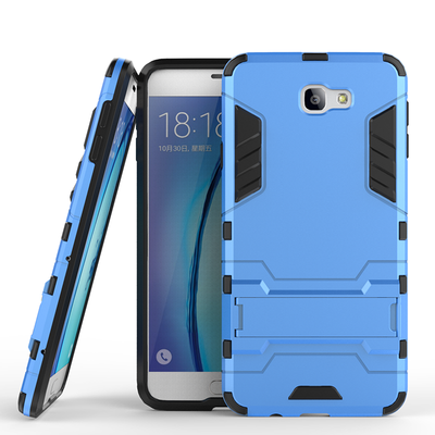 

Синий Slim Robot Armor Kickstand Ударопрочный жесткий корпус из прочной резины для Samsung Galaxy On7 2016/J7 Prime