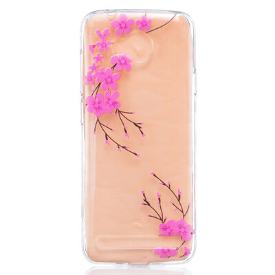 

Diagonal flower Pattern Soft Thin TPU Rubber Silicone Gel Case Cover for HUAWEI Y3 II