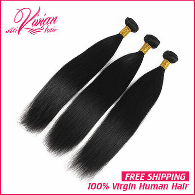 

Rosa Hair Products Brazilian Virgin Hair Straight 3Bundles Lot Brazilian Straight Hair Weave Bundles Cheap Human Hair