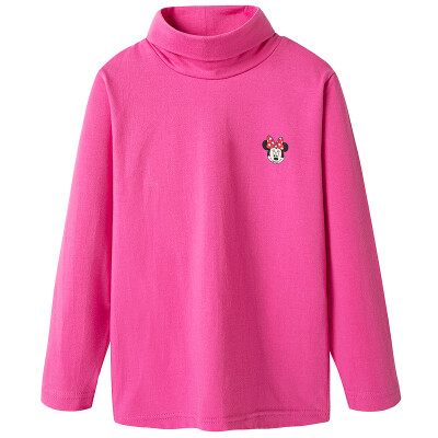 

Disney Disney neutral children bright rose red skin moisturizing thin cotton children half-high collar long-sleeved shirt 28715A0 bright rose 130