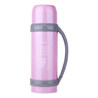 

Huaya WAYA stainless steel vacuum insulation pot HY9-1200 outdoor travel car wide mouth kettle warm bottle cherry pink 1200ml