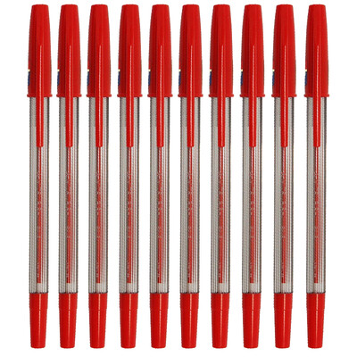 

Mitsubishi Uni SA- ball-point pen ink breakthrough formula is particularly smooth without leakage ink constantly color 07mm pen red 10 loaded