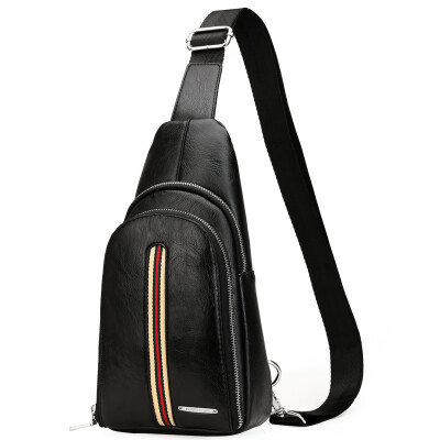 

Vatican's Day (F4Y) chest bag men's pockets leisure sports package men and women diagonal package JS1225 black