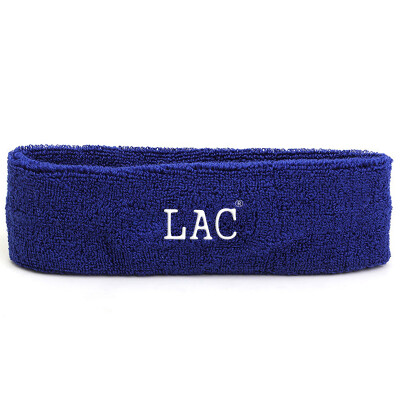 

LAC Cotton Headband Sports Headband Men & Women Cotton Sports Headband Sweatband Belt Hairband Sports Scarf Navy Blue