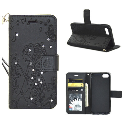 

iPhone 7 Case, MOONCASE Чеканка Искусство Живопись Кожа PU Магнитные флип кошелек ТПУ Мягкий защитный чехол для Apple IPhone 7