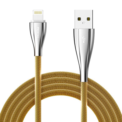 

ROCK Charging&Data Transfer Cable Stainless Steel 1M Champagne Gold