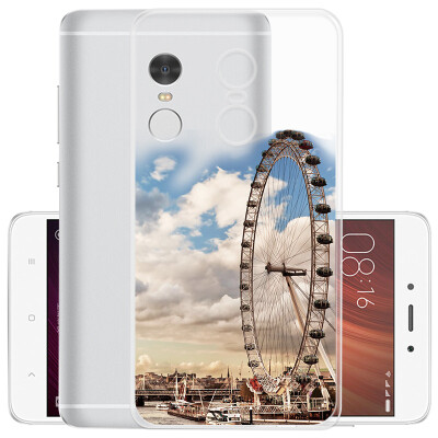 

YOMO millet phone red rice note4 phone shell cell phone case slim painted soft shell series Ferris wheel