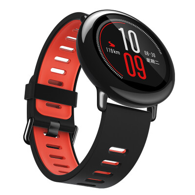 

Amazfit smart sports watch Керамическая техника изготовлена ​​керамическая рамка GPS в реальном времени трек черный силиконовый браслет поддержка iOS, и