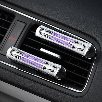 

CarsetCity two boxes of Ai Duolan aromatherapy stick car with car outlet perfume car decoration supplies pendant decoration flower fragrance purple