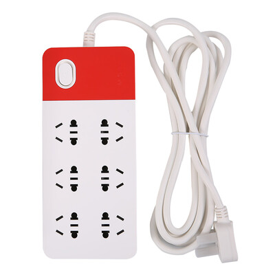 

Morning light  & G AEA98643 double row eight combination hole total control power socket plug plug panel board line 28 meters