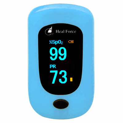 

Lokang POD-3 Fingers Импульсный датчик насыщения кислородом Heartbeat Heart Rate Monitor Blue