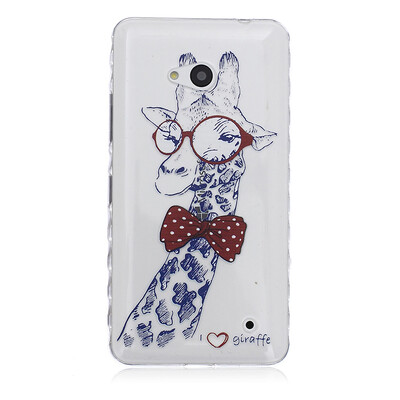 

Giraffe Pattern Soft Thin TPU Rubber Silicone Gel Case Cover for Microsoft Lumia 640