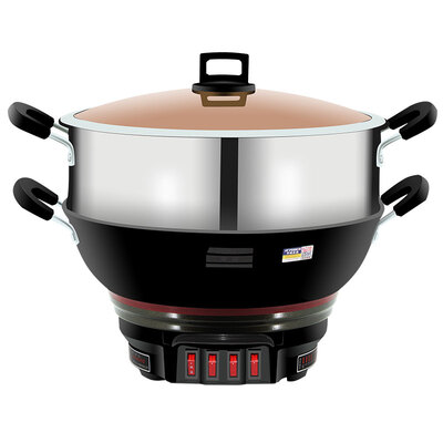 

Hemisphere Peskoe JF-32 5L 32CM multi-function electric hot pot cast iron really stainless steel pot