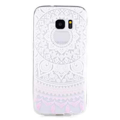 

Белый шаблон Pattern Мягкий Тонкий TPU Резиновый Силиконовый гель Чехол для SAMSUNG GALAXY S7 Edge