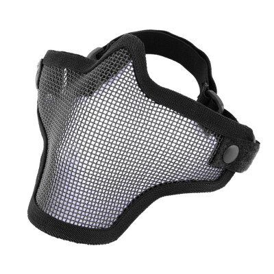 

Steel Mesh Half Face Mask Guard Protect For Paintball Airsoft Game Hunting