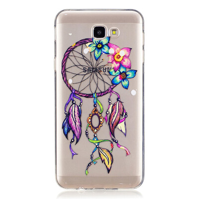 

Flowers chimes Dress girl Pattern Soft Thin TPU Rubber Silicone Gel Case Cover for SAMSUNG Galaxy J5 Prime