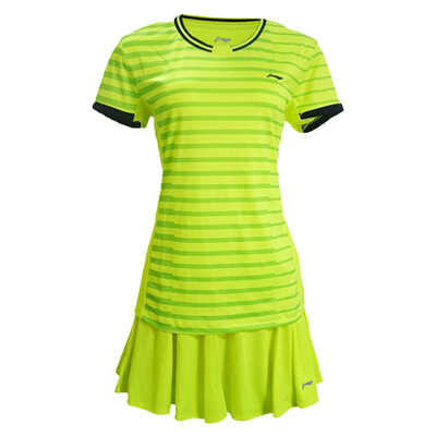 

Li Ning LI-NING AATL006-2 Badminton Women&39s Competition Package Fluorescent Green L