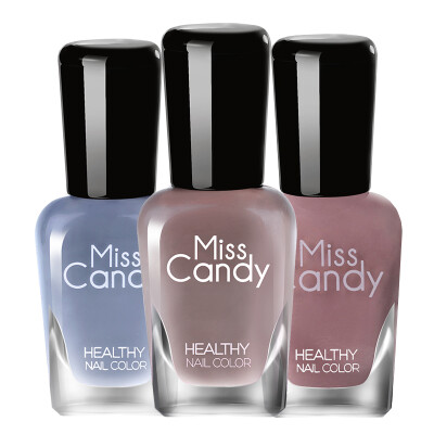 

Miss Candy Healthy Fingers Can Fit Nail Polish Set Same Color Time Lovers MCS230 7ML 3