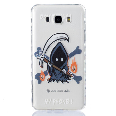 

Косой Pattern Мягкий тонкий ТПУ Резиновая крышка случая силикона геля для SAMSUNG Galaxy J7 2016/J710