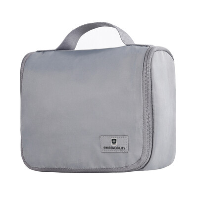 

SWISSMOBILITY Washing Bag Lightweight Waterproof Carrier Handbag Cosmetic Bag Travel Travel MT-5670-14T00 Gray