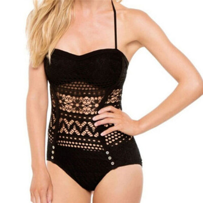 

Womens Sexy Swimwear Crochet Beach Swimsuit MONOKINI One-piece Bikini