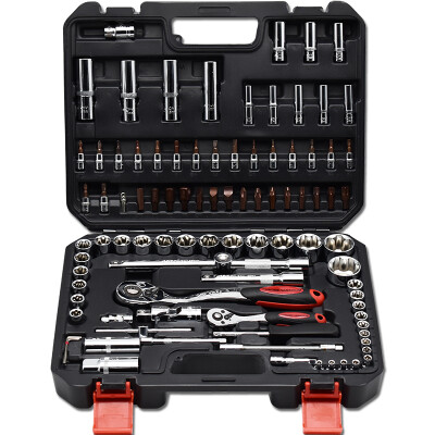 

Kraft Weapon Tool Kit Set 125mm 63mm Machine Repair Drum Ratchet Wrench 94 Case SS13094A