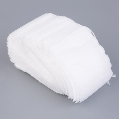 

100pcs Empty Teabags String Heat Seal Filter Paper Herb Loose Tea Bags