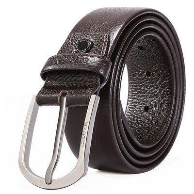 

Scarecrow (MEXICAN) Men's Belt Business Casual Men's Belt Head Cuff Buckle Strap MSM10844M-01 Brown