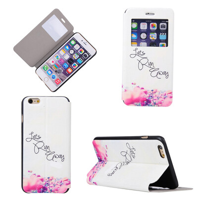 

Let's Run Design PU Leather Flip Cover Wallet Card Holder Case for iPhone 6 Plus/6S Plus