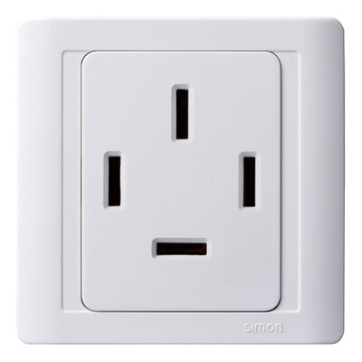 

Simon simon N52582 switch socket panel 55 series 25A three-phase four-wire plug three hole socket socket white