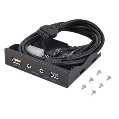 

USB 3.0 порт 2.0 HUB + HD Audio PC Floppy Расширительный разъем на передней панели
