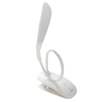

[Jingdong supermarket] Yage YAGE rechargeable LED folding clip table lamp shade free rotation 3984 white