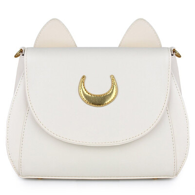 

MyMei Sailor Moon Tsukino Usagi Cosplay Leather Women Shoulder Bag Cat Portfolio