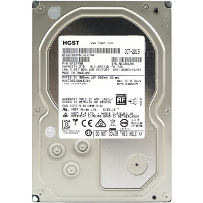

HGST 2TB SAS12Gbs Hard Drive HUS726020AL5210
