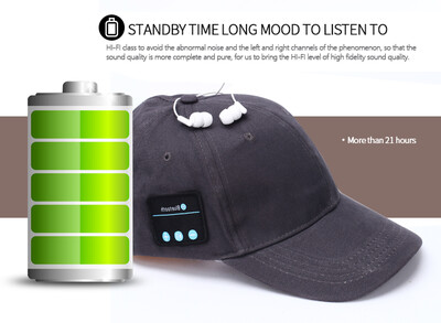 

Elegance Summer Sport Bluetooth Hat Baseball Cap Wireless Smart Music Hat Speaker Bluetooth Cap with mic for phone