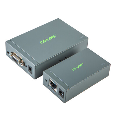 

CE-LINK 4021 VGA с одним кабелем 300-метровый удлинитель со звуком VGA-усилитель усилителя усилителя сигнала с поддержкой 1920 * 1200 может передаваться 300 метров