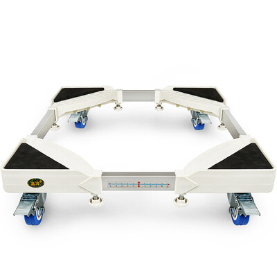

Jia Pei WA-310 mobile washing machine base bracket washing machine rack bracket shelves refrigerator base 4 single round white