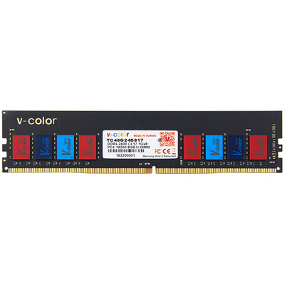 

V-Color DDR3 1600 8GB desktop memory color bar