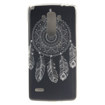 

Black wind chimes Pattern Soft Thin TPU Rubber Silicone Gel Case Cover for LG G4 Stylus/LS770