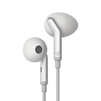 

Libratone (звук птицы) для Apple Lightning интерфейс регулируемый шумоподавление наушники серебристый