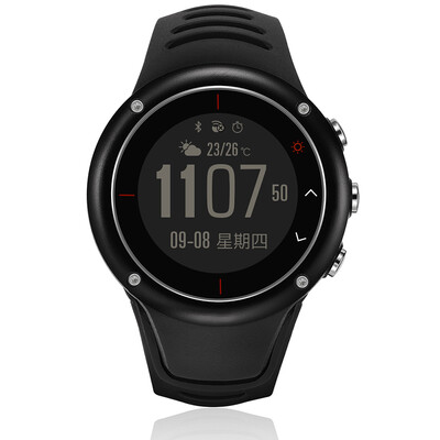 

Hiroyuki колесо (BOZLUN) Smart Watch GPS работает в движении в режиме реального времени измерения сердечного ритма Chrono S23 черный