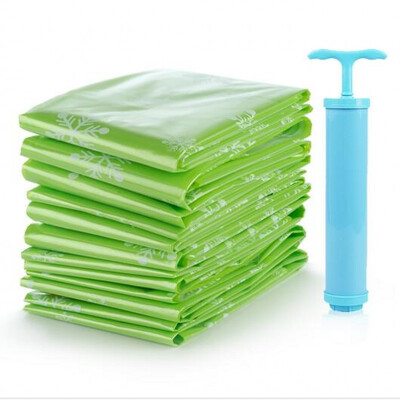 

[Jingdong Supermarket] Shunjia shunjia compression bag vacuum storage bag transparent compression bag 9 sets (1 large 2 2 small 4 hand roll) 9 wire